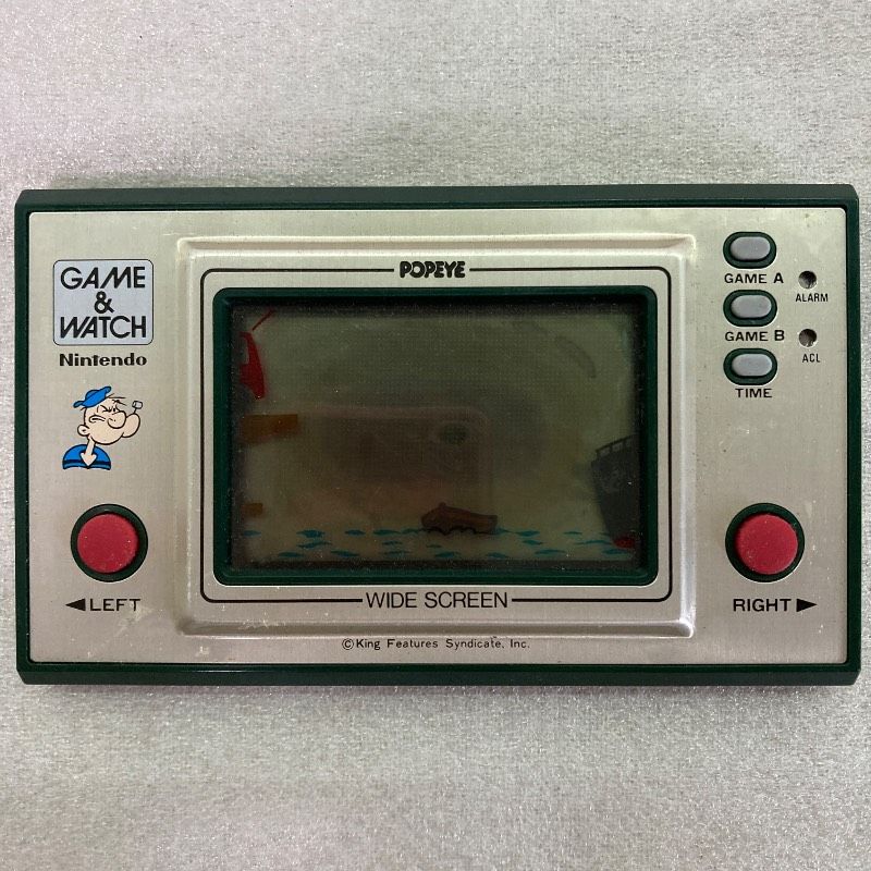 動作確認済み】Nintend ゲームウォッチ ポパイ PP-23 ワイドスクリーン
