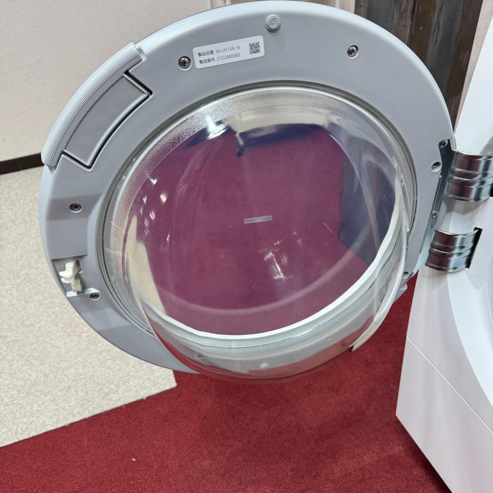 東京23区送料無料 超美品パナソニックドラム洗濯乾燥機型 2021年製11/6