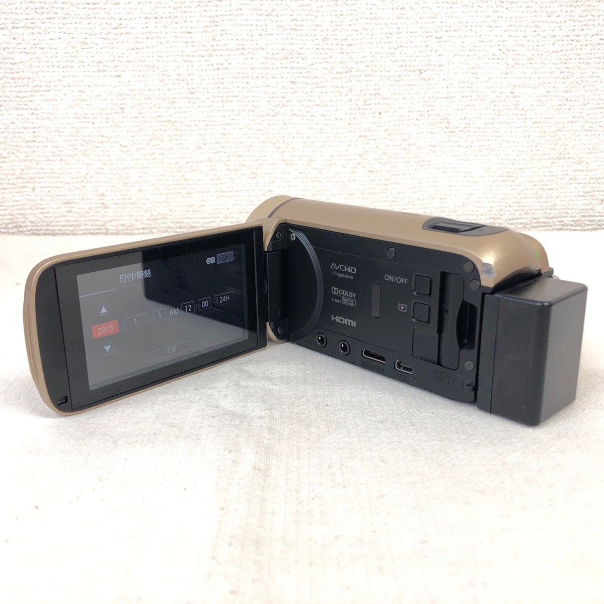 Canon キャノン ビデオカメラ iVIS HF R62 光学32倍ズーム ベージュ