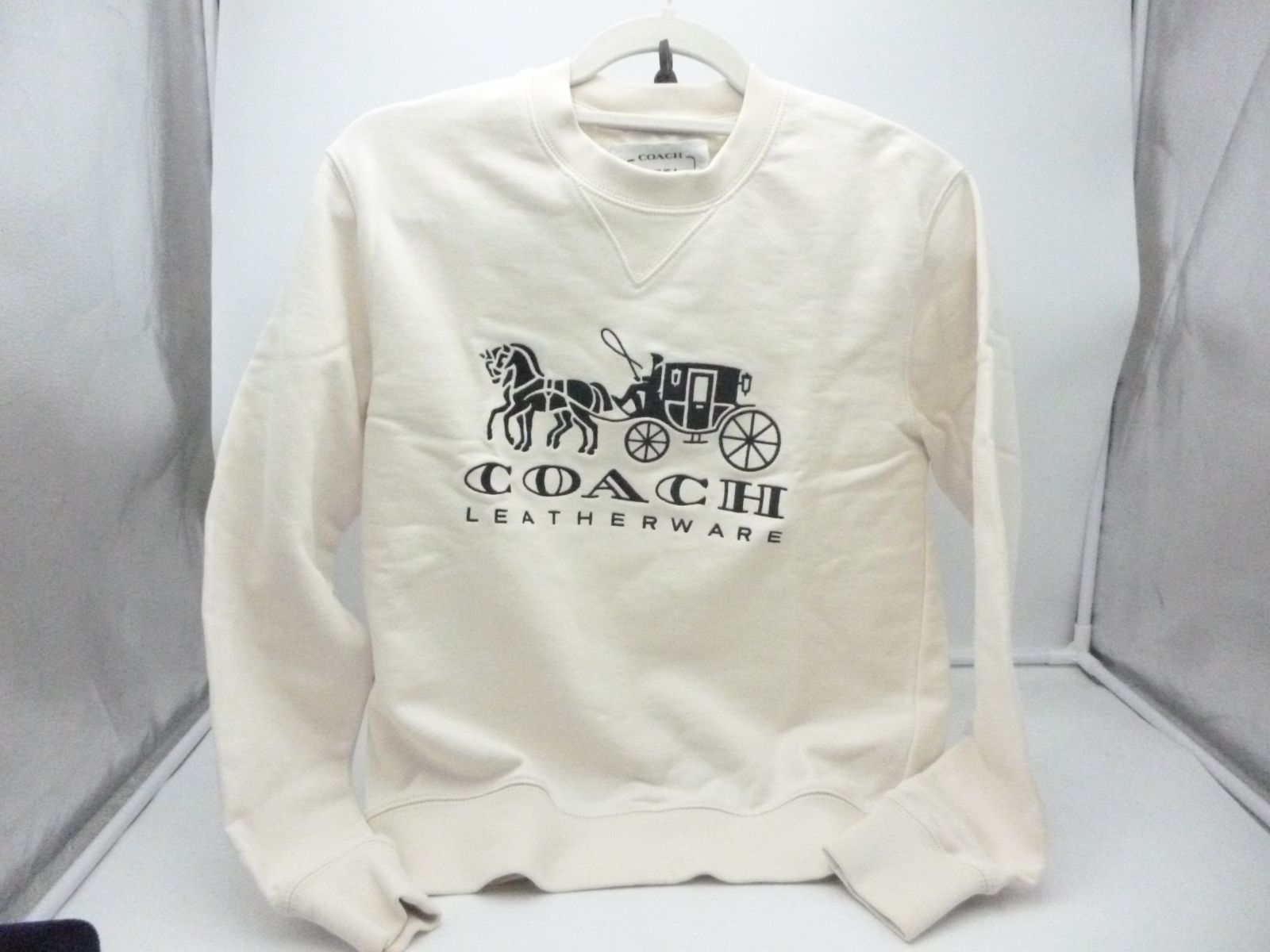 週末お値引き COACH クルーネック ホースアンドキャリッジ トレーナー