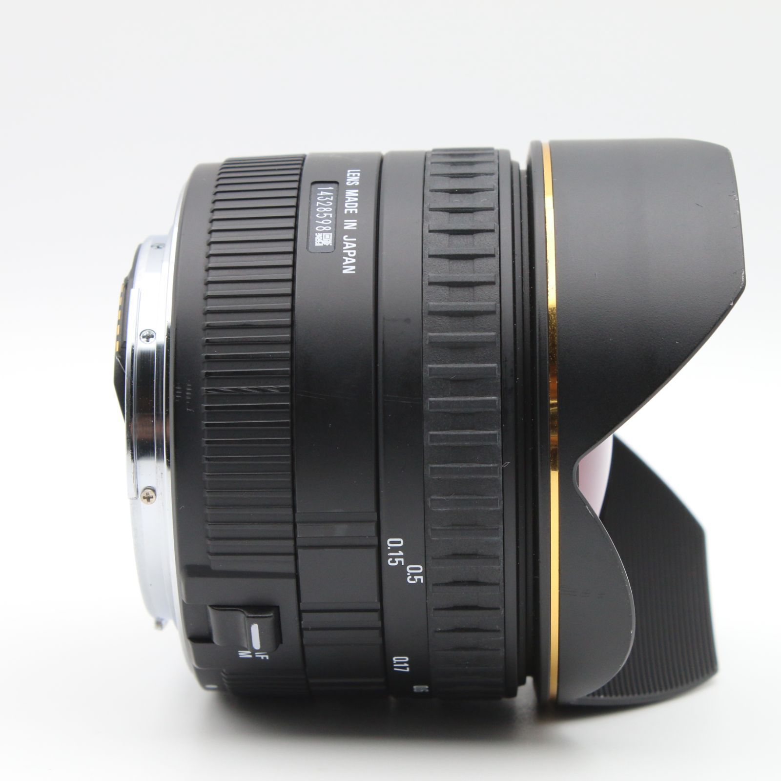 SIGMA 15mm F2.8 EX 単焦点魚眼レンズCanon EFマウント 極上品】 SIGMA
