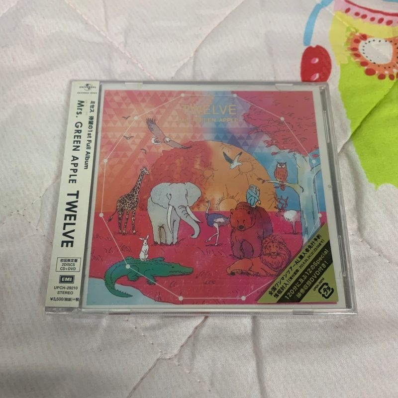 Mrs. GREEN APPLE TWELVE 初回限定盤 CD+DVD - メルカリ