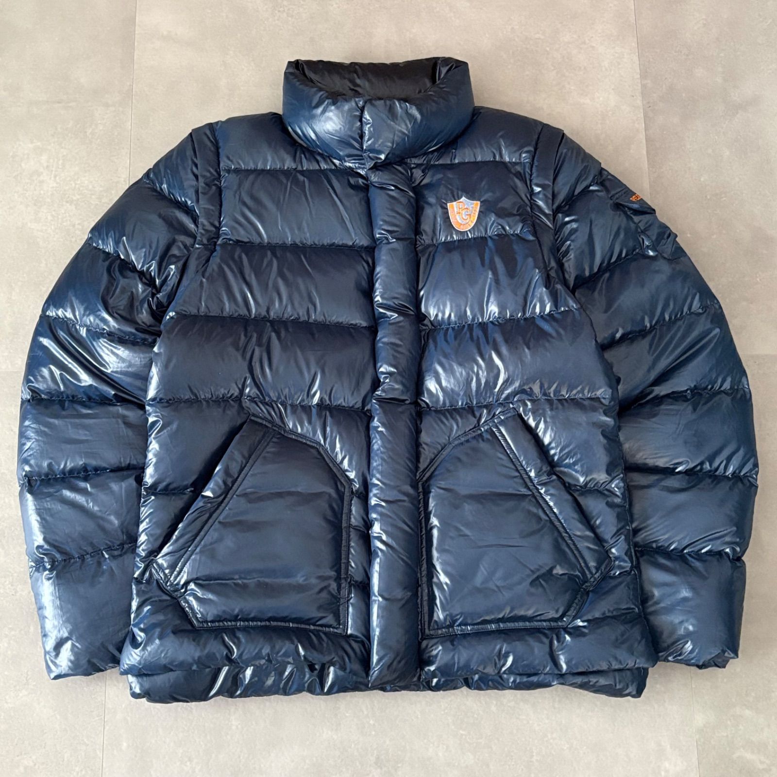 PEARLY GATES ネイビーダウンジャケット PEARLY GATES ネイビー ダウン