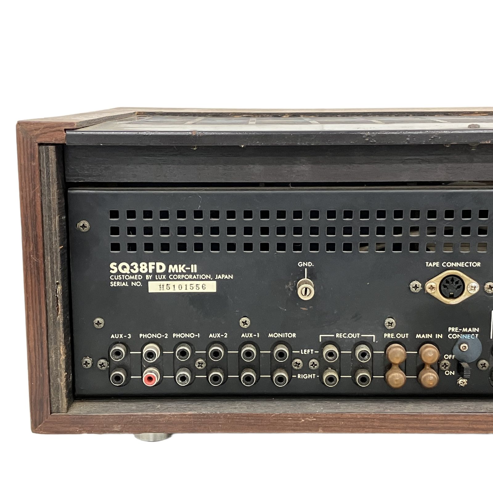 LUXMAN SQ38FD ラックスマン 管球式 プリメインアンプ 電源ケーブル欠