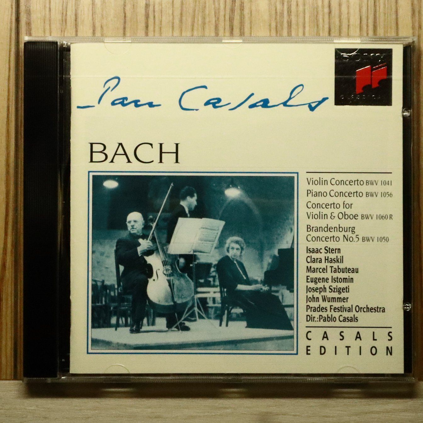 中古CD☆パブロ・カザルス/Pablo Casals□ Bach: Concertos 【SMK58982