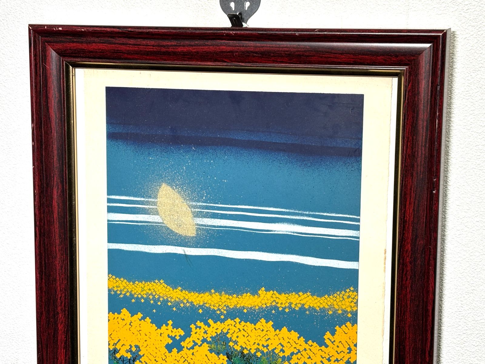 宮田雅之 童の四季 夏 278/880 シルクスクリーン 直筆サイン 絵画 額装