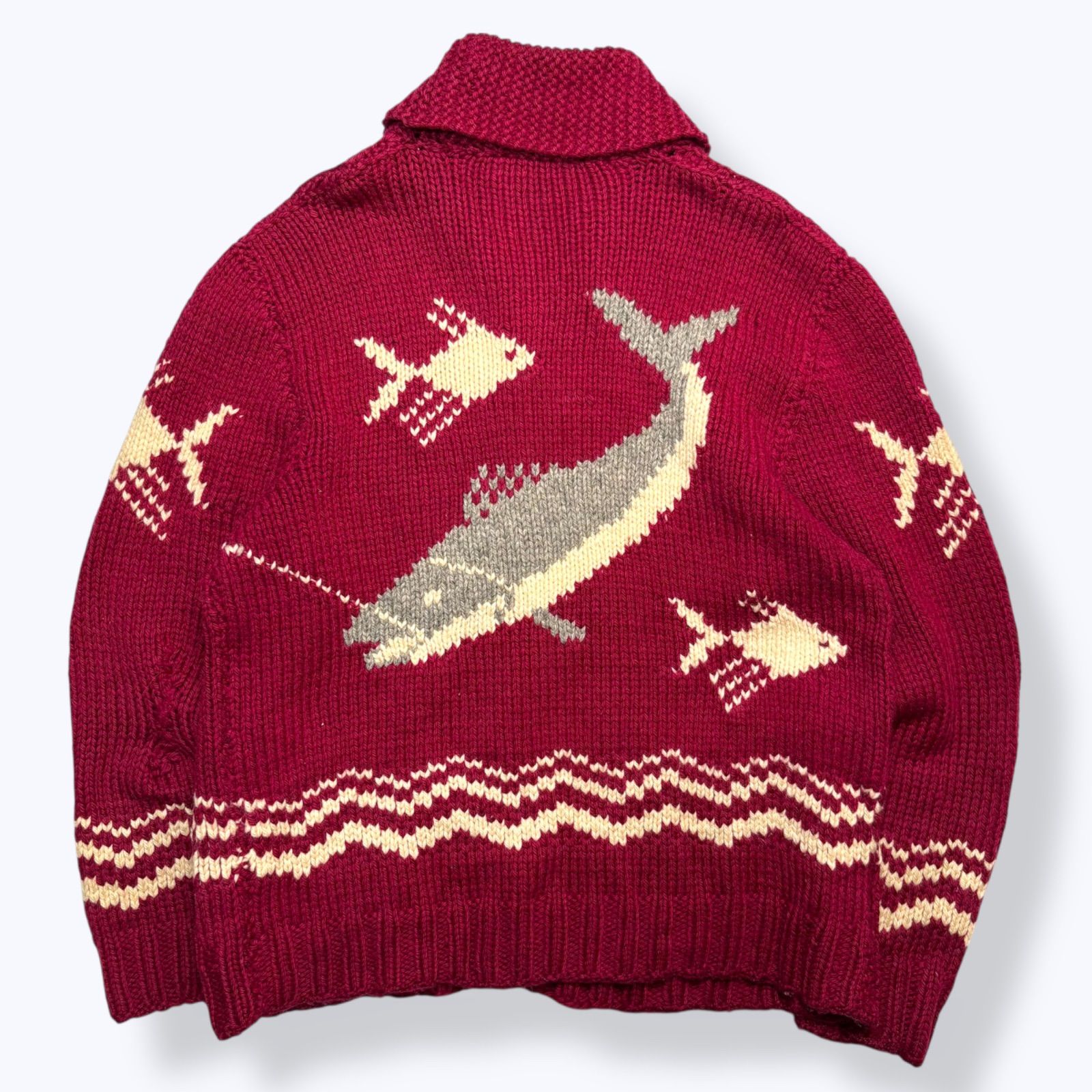 50s-60s Cowichan Knit Sweater 