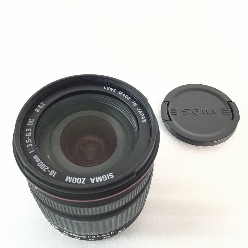 SIGMA シグマ 交換レンズ ズームレンズ シグマ 18-200mm F3.5-6.3 DC