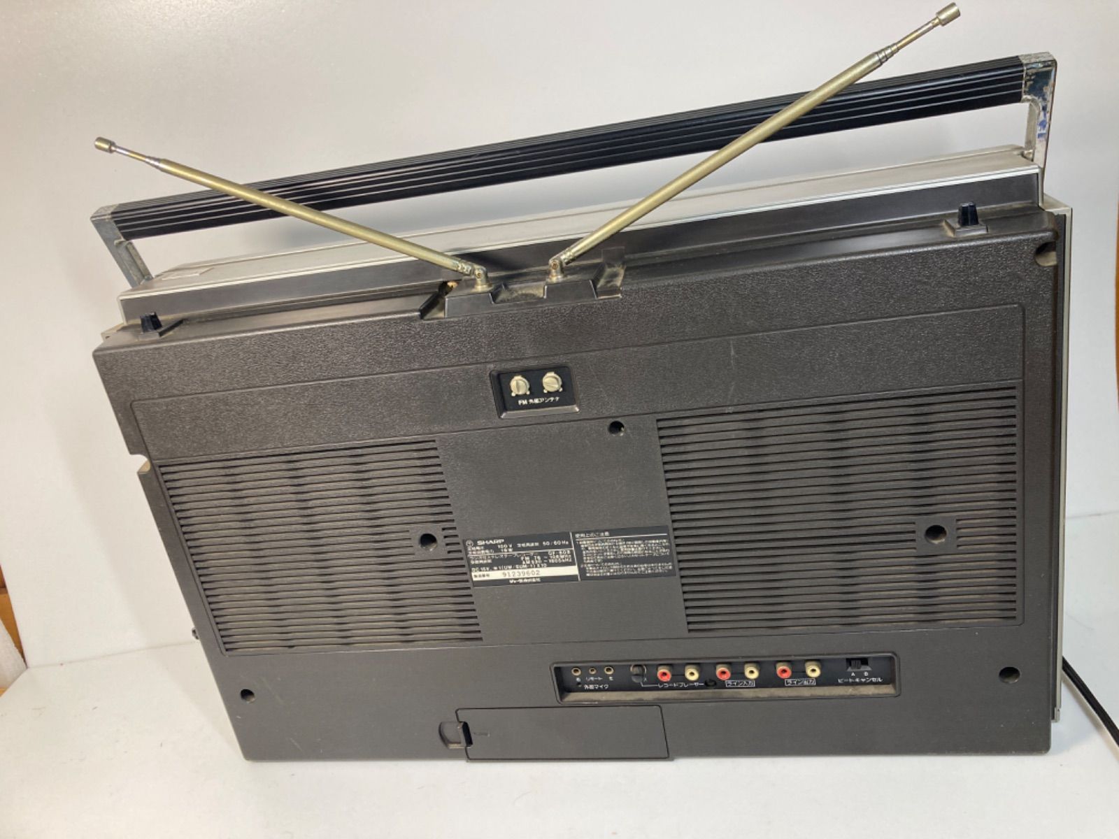 希少名機】ジャンク扱い SHARP GF-808 Searcher-W ラジカセ シャープ