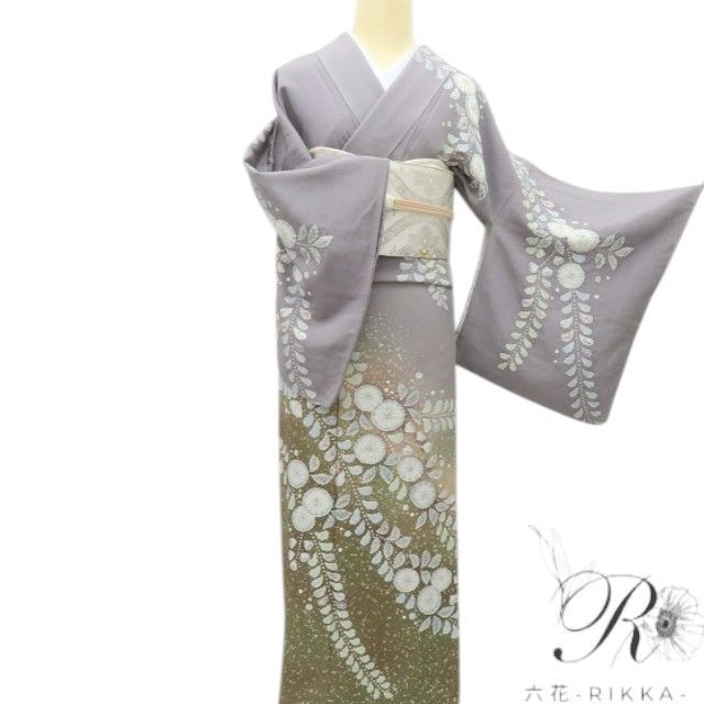 六花-RIKKA- 美品 正絹 辻が花 絞り トールサイズ❀天女になって飛翔