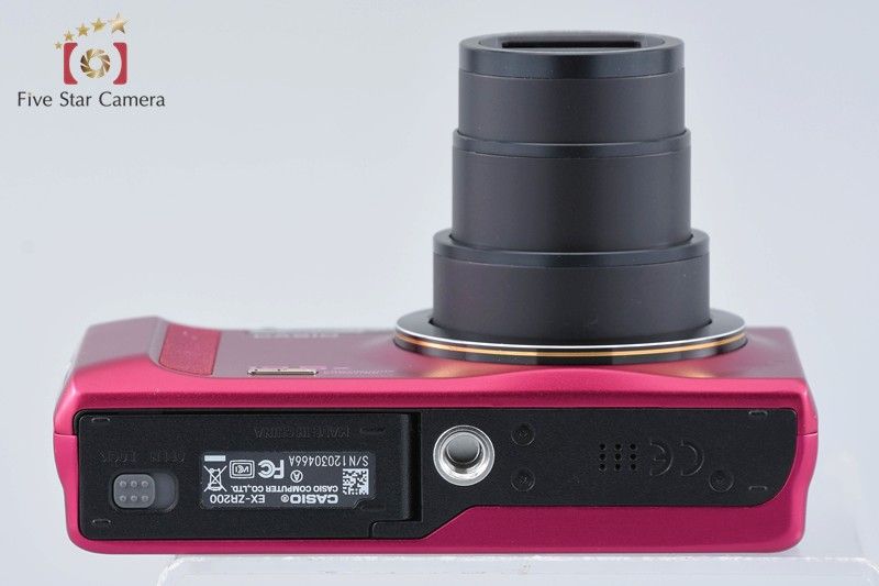 中古】Casio カシオ EXILIM EX-ZR200 レッド コンパクトデジタルカメラ