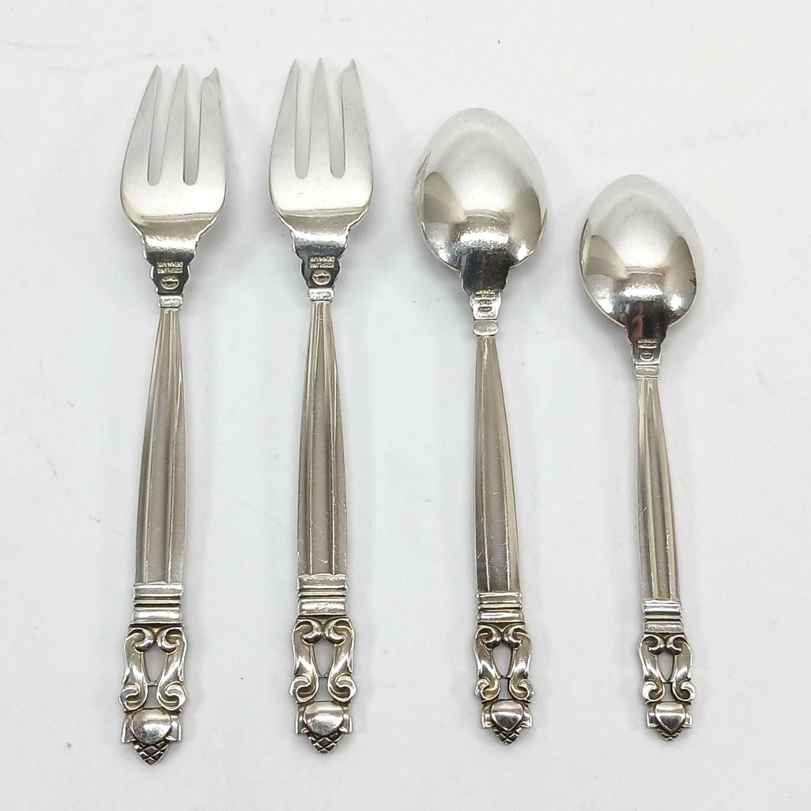 Georg Jensen ジョージジェンセン ACORN エコーン カトラリー 4本