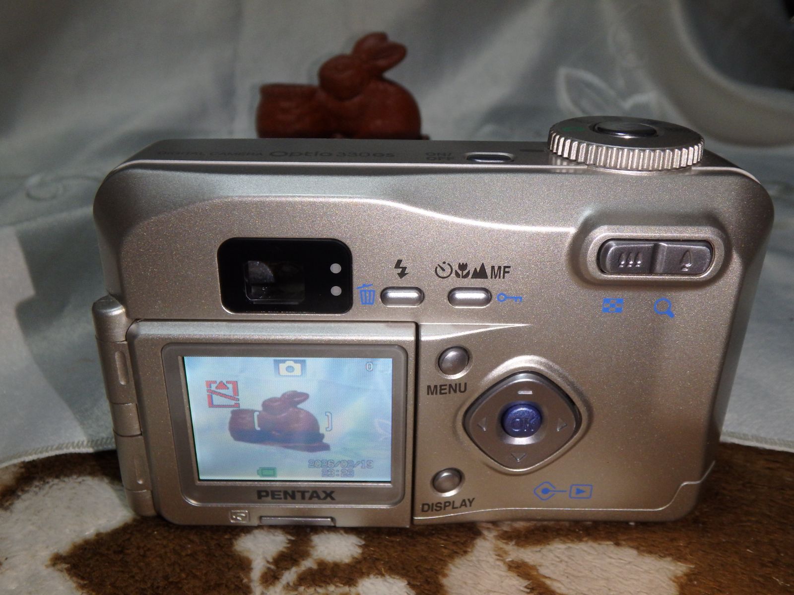 動作品 PENTAX OPTIO 330GS デジタルカメラ 乾電池駆動 - メルカリ