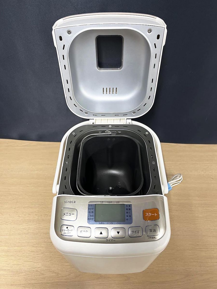 現状品】 siroca シロカ HOME BAKERY ホームベーカリー パン焼き機 SHB