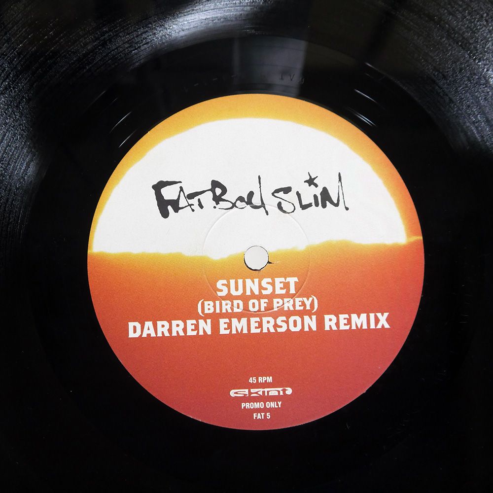 英 UK盤 FATBOY SLIM/SUNSET (BIRD OF PREY) (DARREN EMERSON REMIX