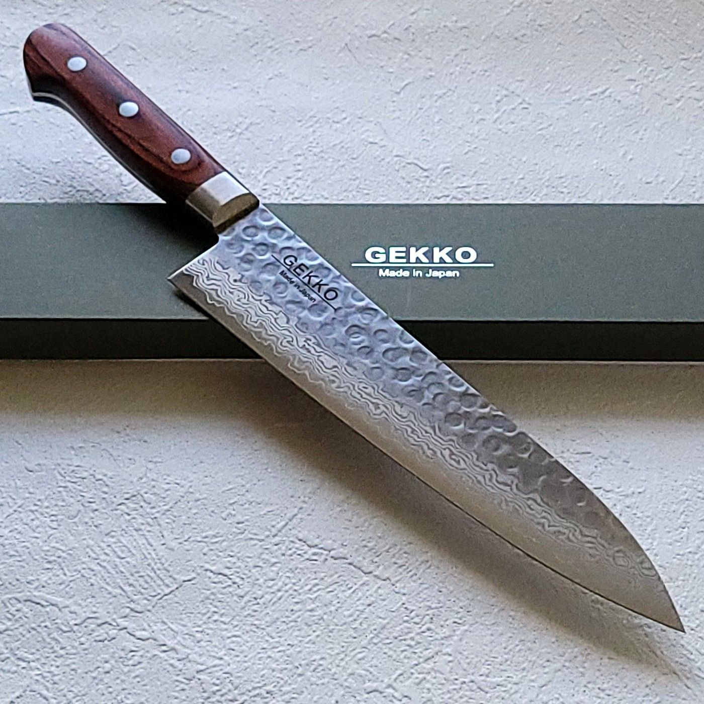 VG10 ダマスカス 牛刀包丁210mm G1704E 日本製 月光作 - メルカリ