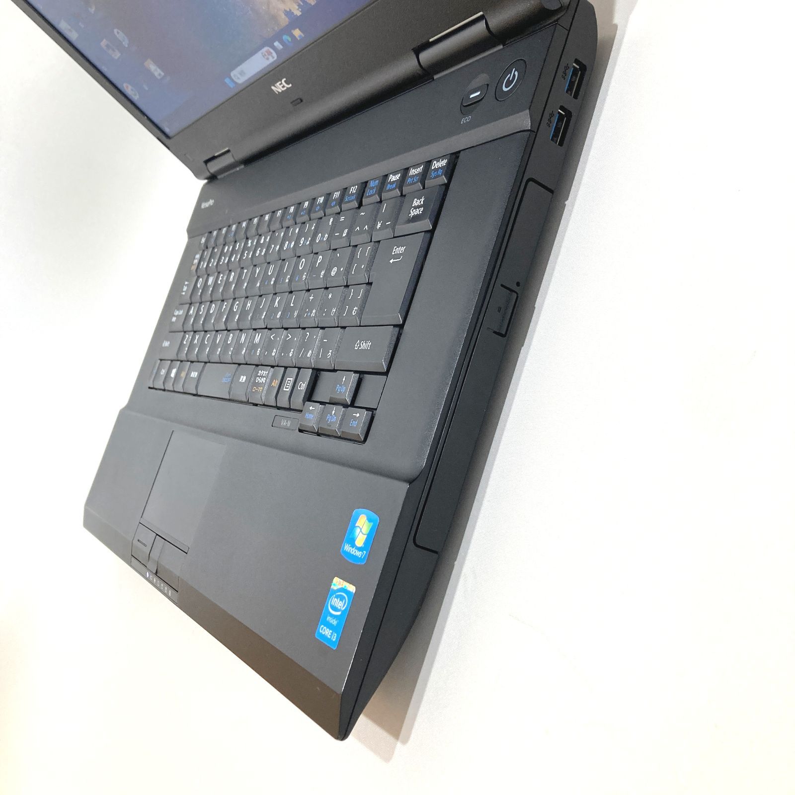 初心者向け✨快適i3・大画面・DVD◇黒◇すぐ使えるノートパソコン