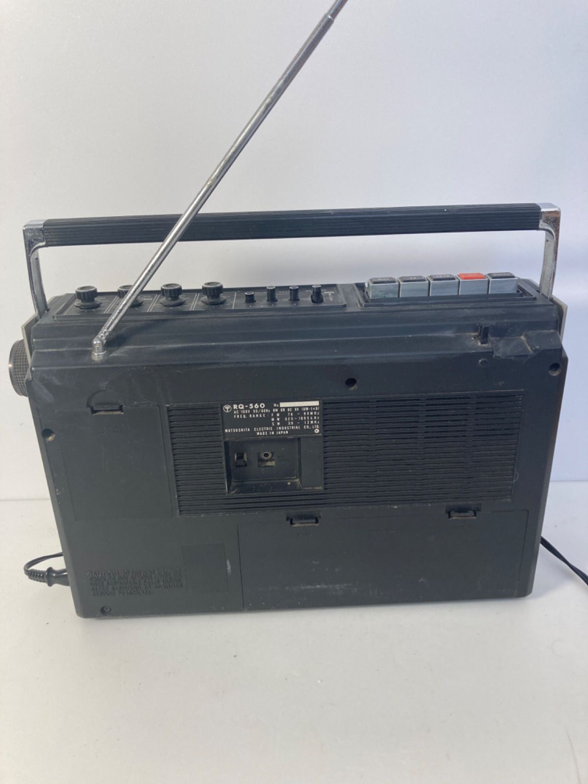 昭和レトロ】National ナショナル RQ-560 ラジカセ 3バンド ラジオ