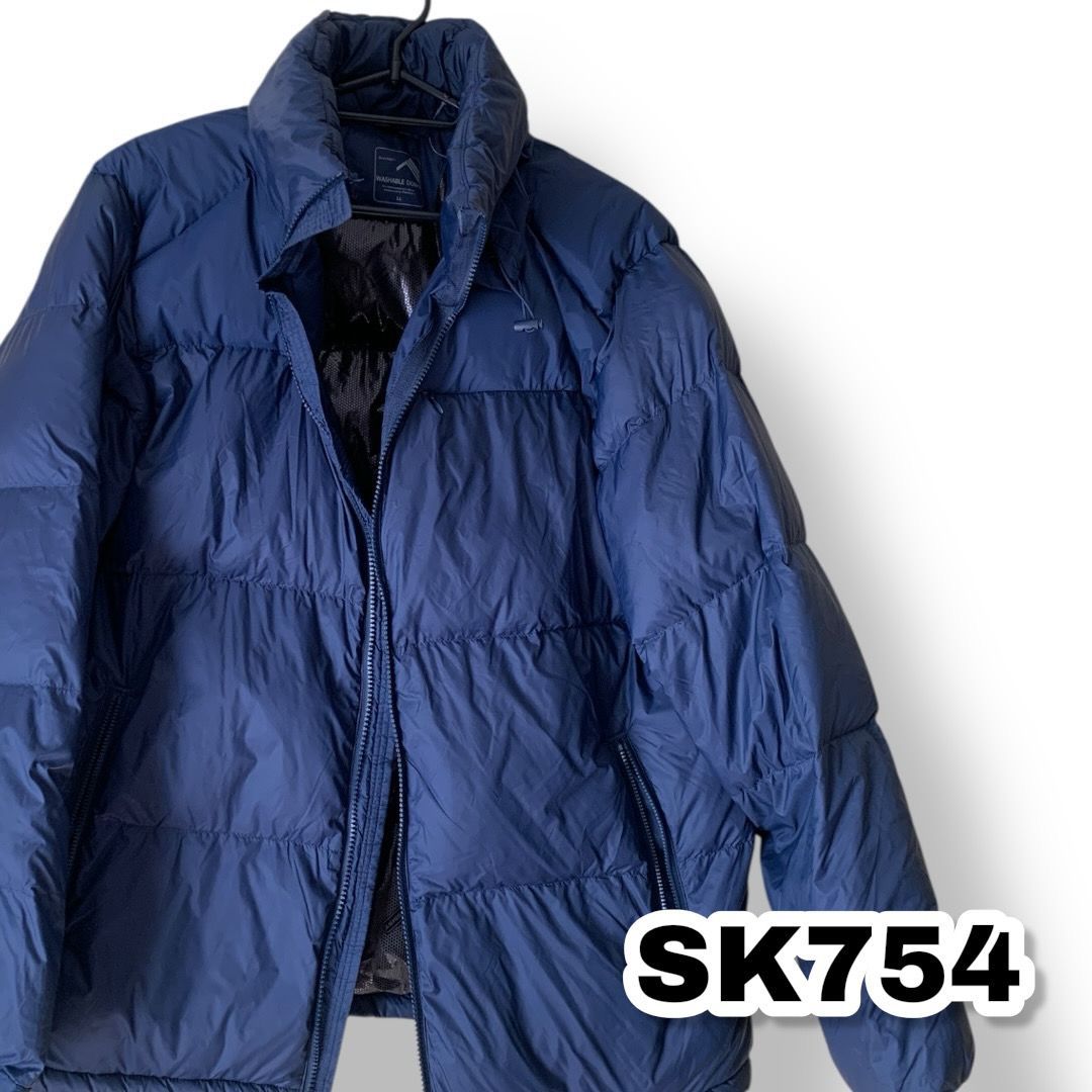 ワークマン ウォッシャブルダウンジャケット ネイビー色 LLサイズ