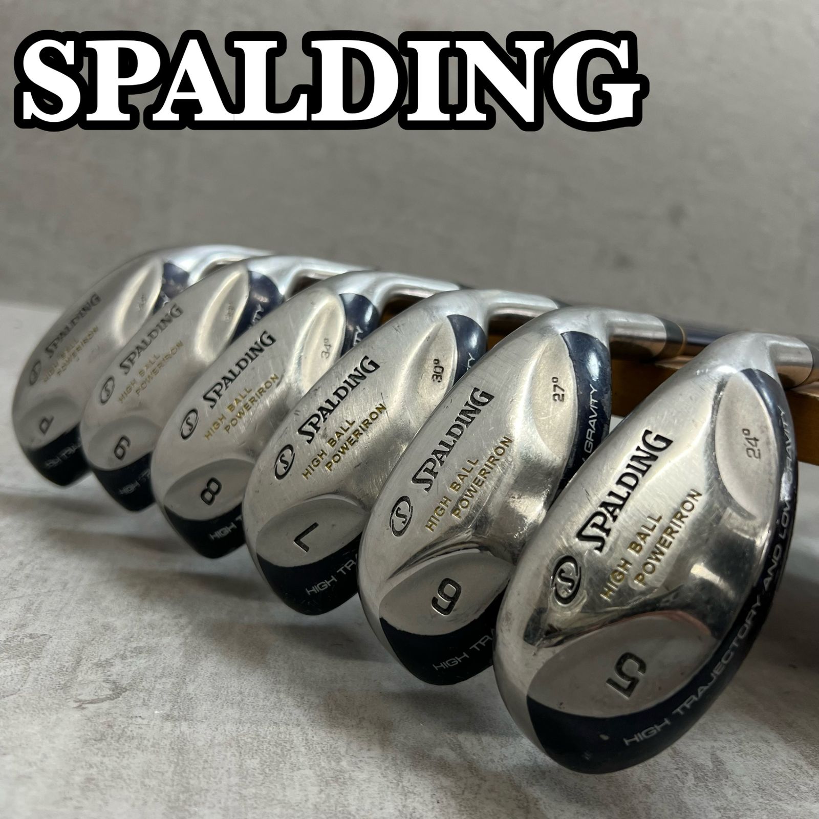 スポルディング ハイボールパワーアイアン メンズゴルフ アイアン