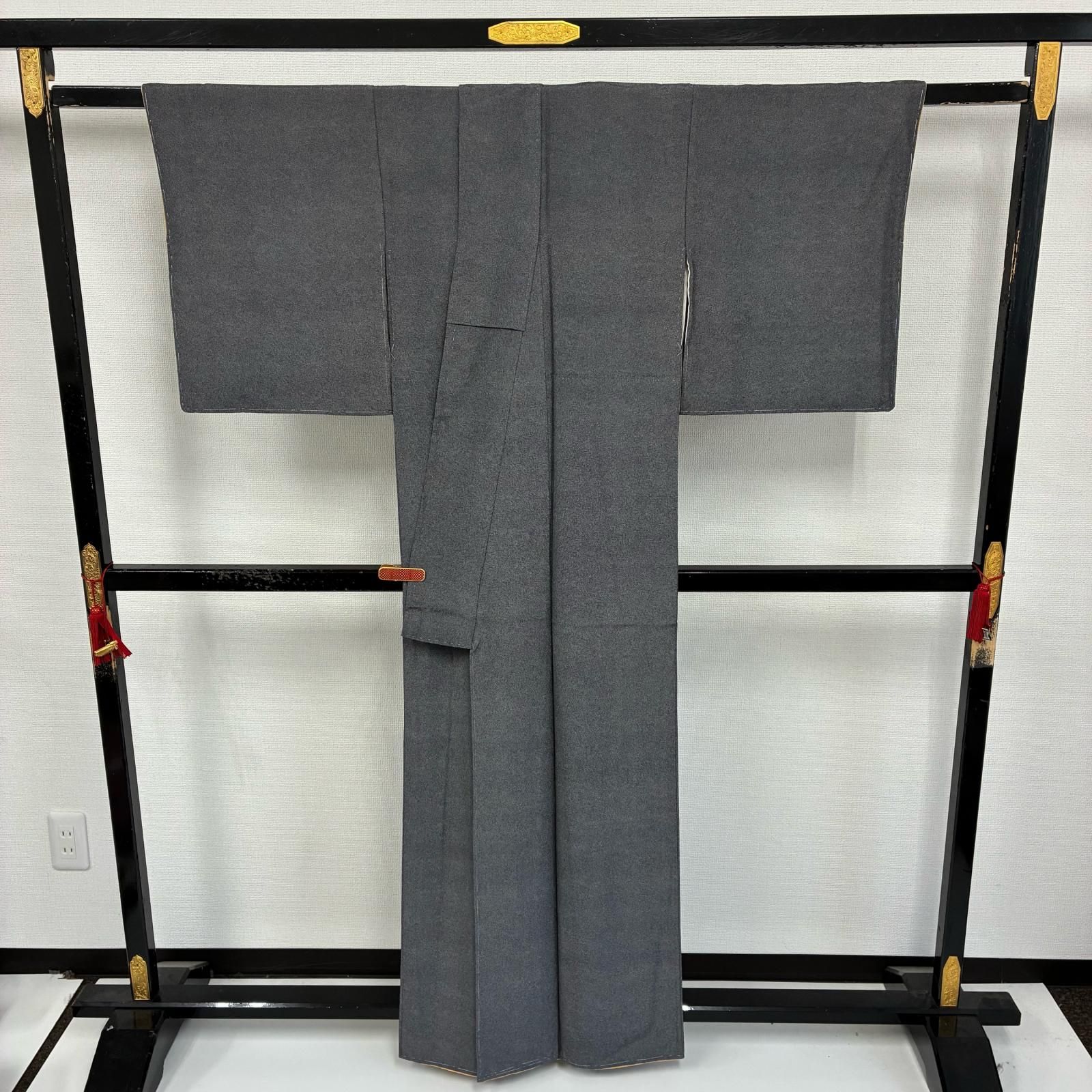 江戸小紋 鮫小紋 一つ紋 色味の良い 色無地 正絹 着物 MK-4034 - メルカリ