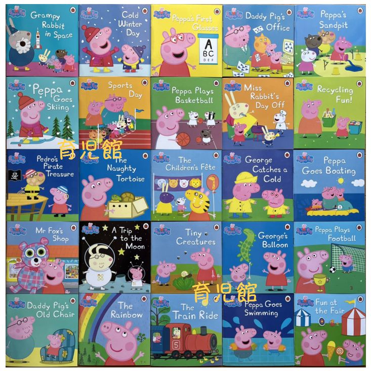最新版 Peppa Pig ペッパピッグ 絵本50冊 青箱付 公式音源効果音付