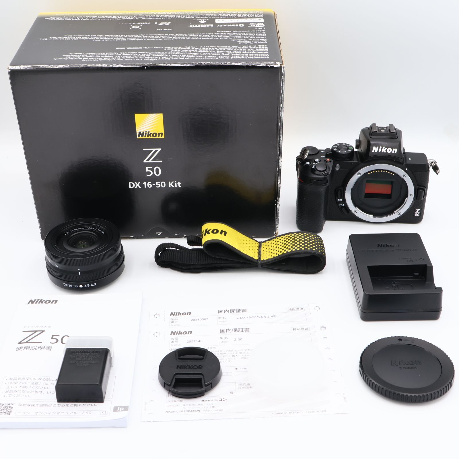 シャッター回数：822回】Nikon ニコン ミラーレス一眼カメラ Z50