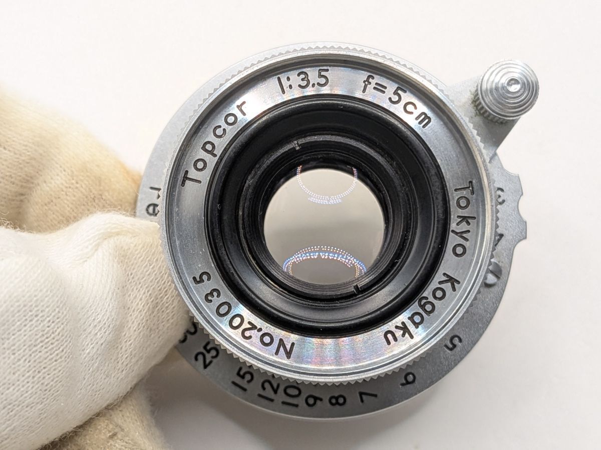 ☆美品 / 動作保証☆ 東京光学 Topcor トプコール 5cm F3.5 ☆沈胴