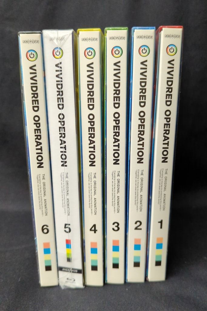 アニメBlu-ray ビビッドレッド・オペレーション 完全生産限定版 全6巻