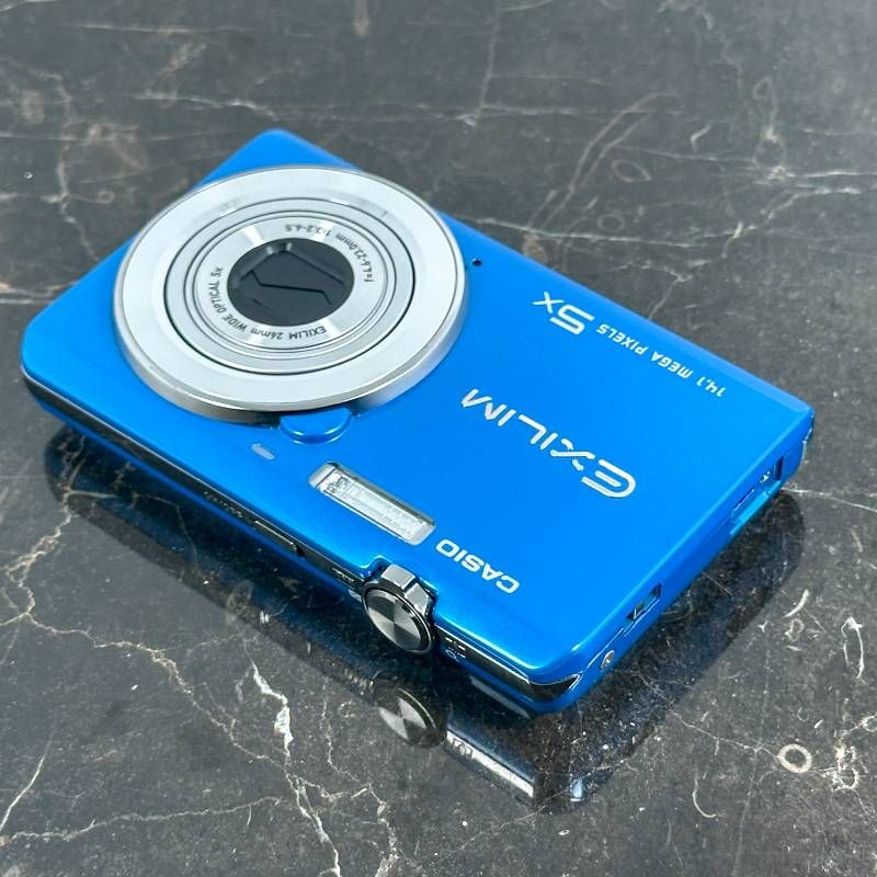 CASIO EXILIM EX-ZS10 ブルー コンデジ デジカメ 光学5倍ズーム HD動画