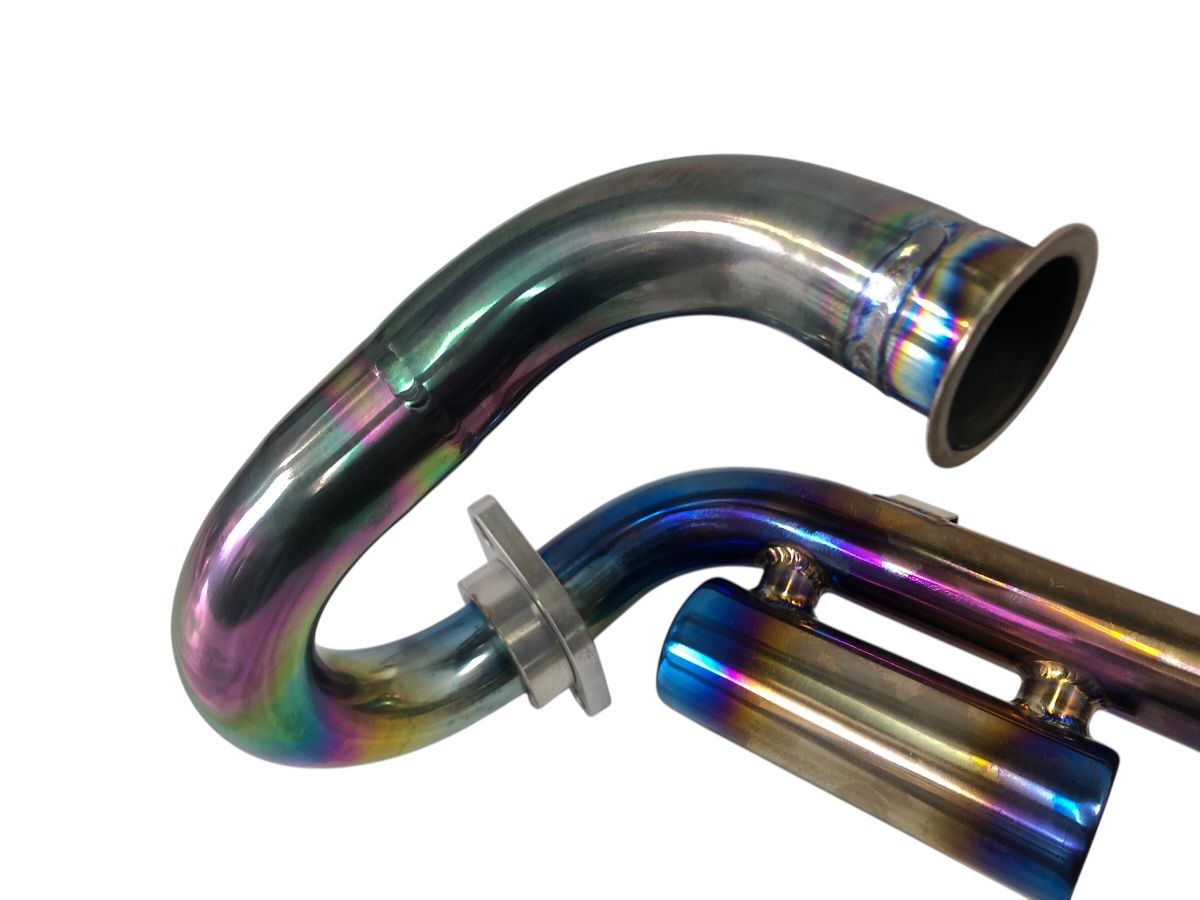 ヤマハ セロー250 ビームス フロントパイプ チタン サブチャンバー付