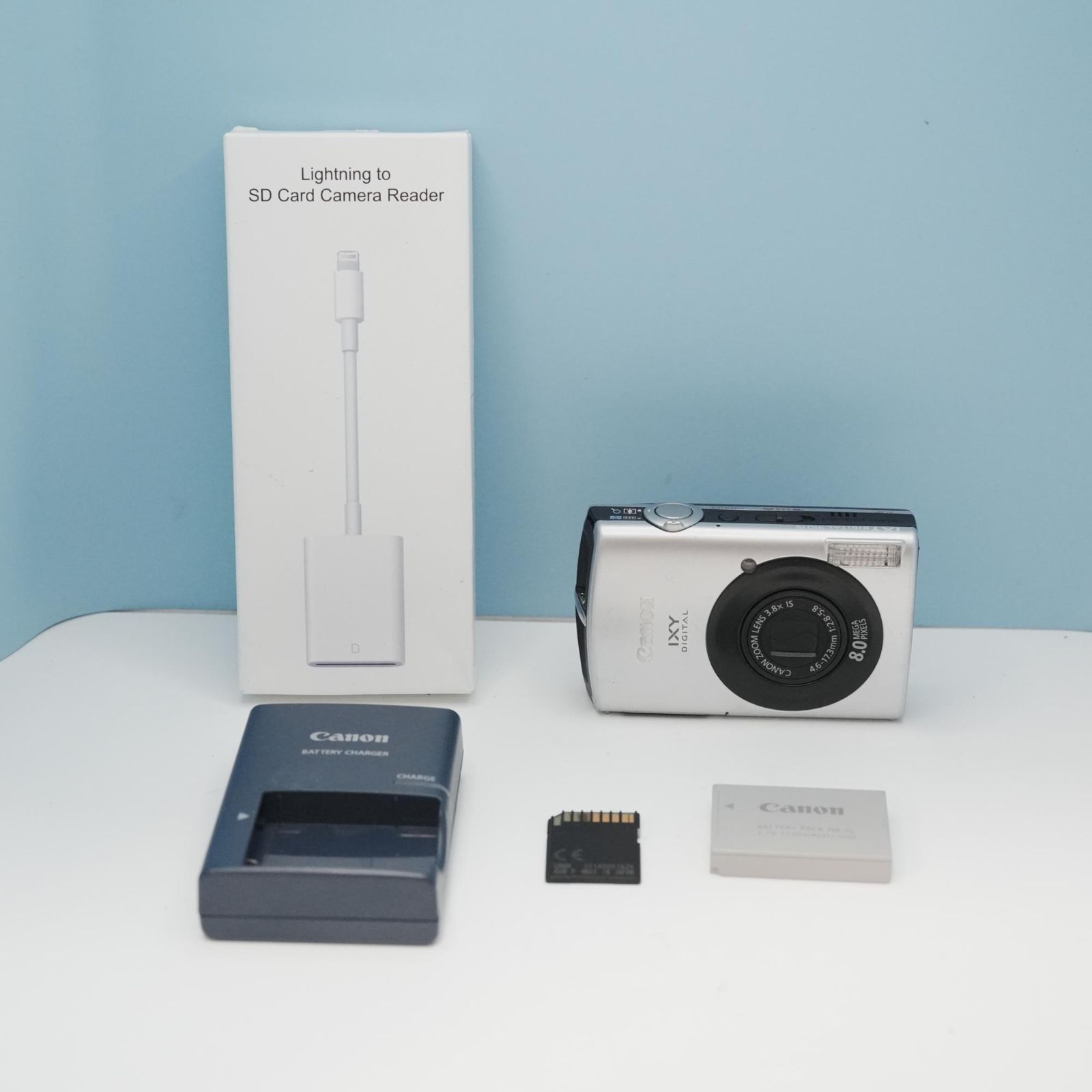 Canon IXY DIGITAL 910 IS デジカメ スマホ転送OK フルセット a5852