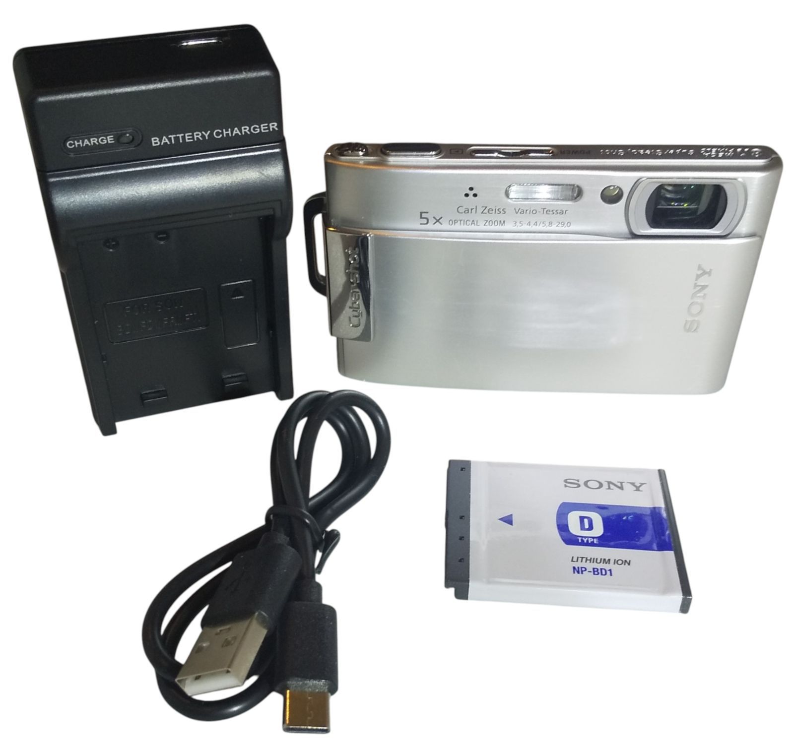 SONY Cyber-shot DSC-T200 美品 動作確認済み タッチパネル コンデジ