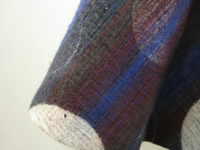 ジウ 慈雨 センソユニコ ジャガード ドット 変形 コート ウール 40