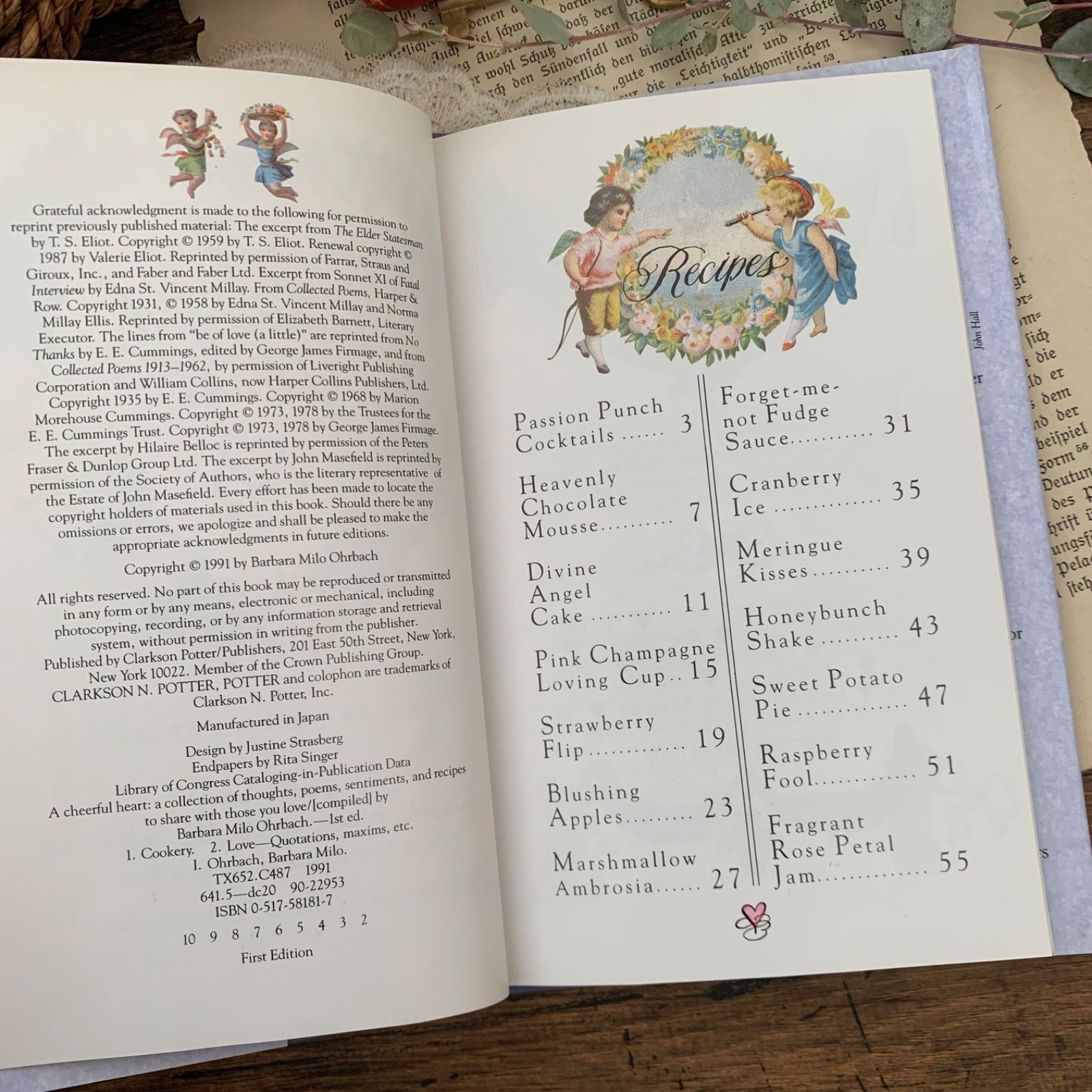 ヴィンテージ 洋書 絵本 1991年 『Cheerful Heart 』詩と名言集