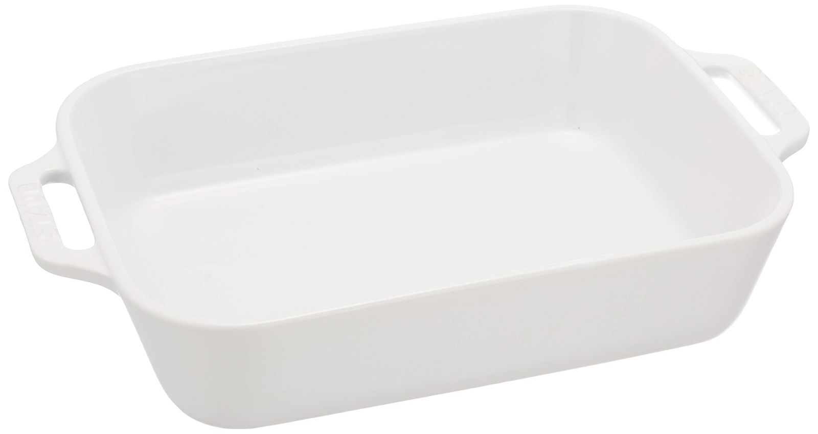 新品】staub ストウブ 「 レクタンギュラー ディッシュ ホワイト 27