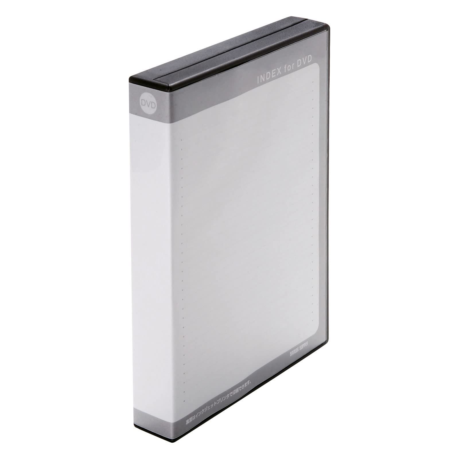 在庫処分】DVDトールケース(10枚収納・3枚セット・ブラック) DVD-TW10