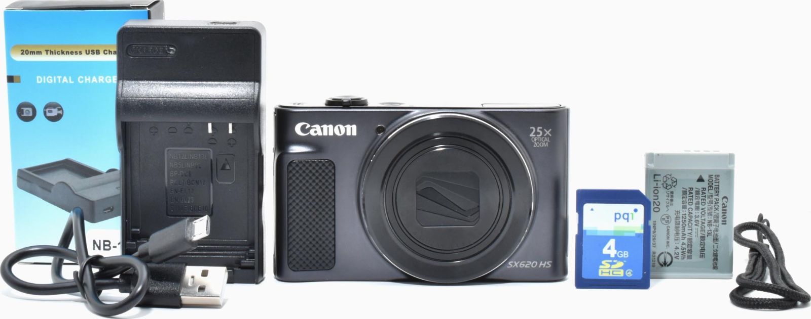 B24[7400]19☆極美品☆ キヤノン Canon PowerShot SX620 HS ブラック