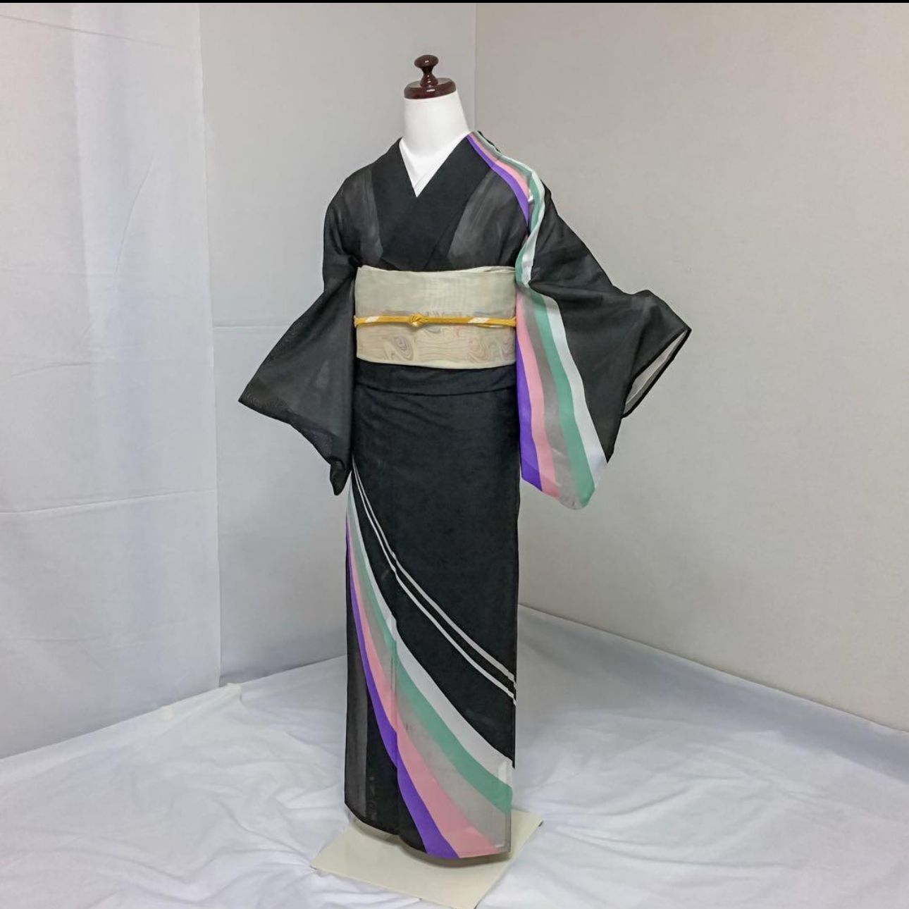 夏物 薄物 絽 化繊 訪問着 フルセット 4点 式典 マ3-9 - メルカリ