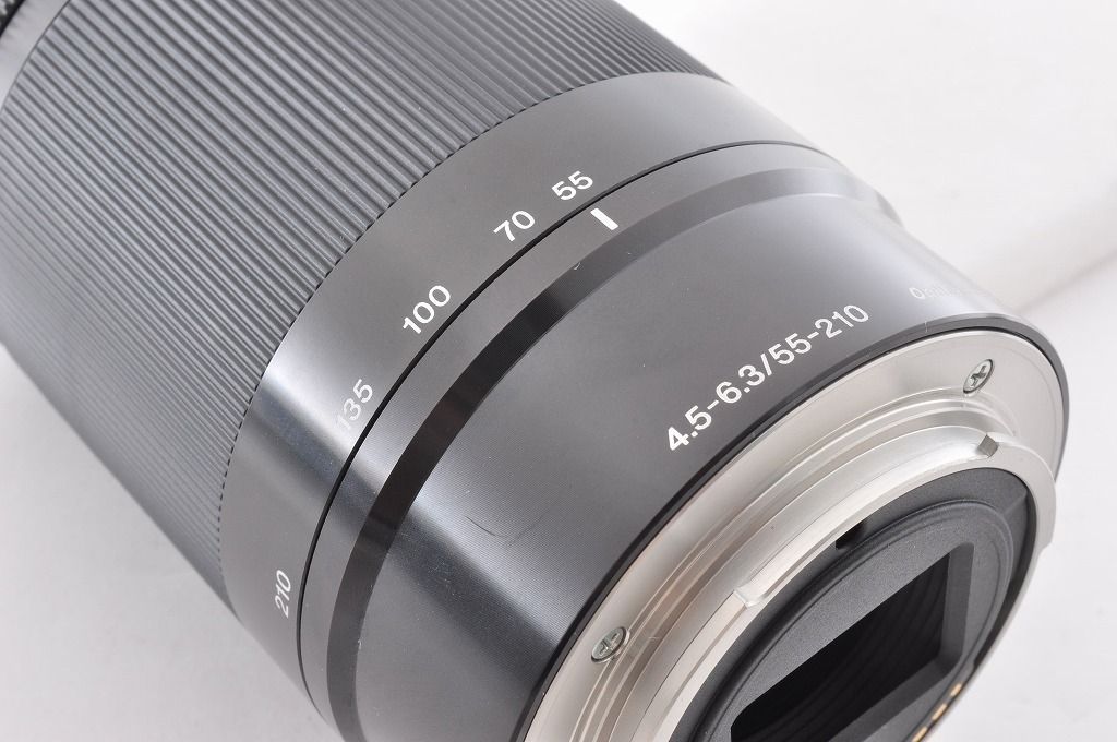 Sony ソニー E 55-210mm F4.5-6.3 OSS SEL55210 ズームレンズ ブラック