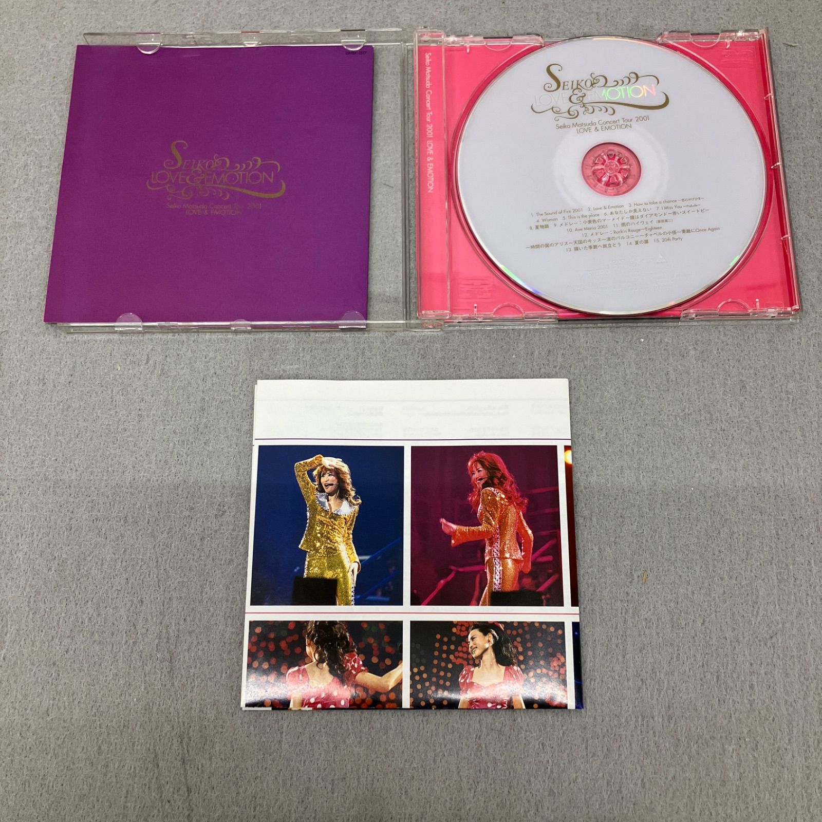 松田聖子 CONSERT2001～LOVE&EMOTION PB2018U f052 - メルカリ