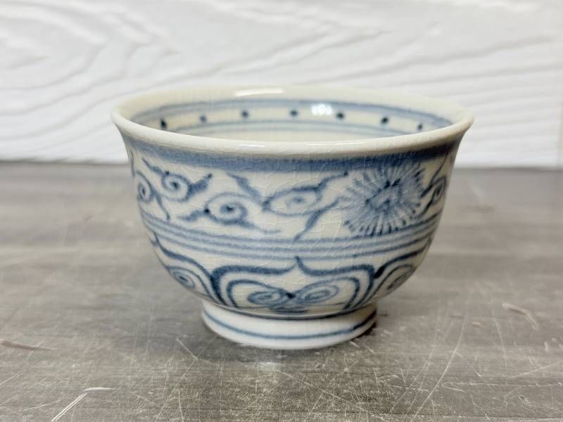 加藤唐三郎造 汲出茶碗 5客揃 湯呑 茶道具 煎茶道具 茶器 赤津窯