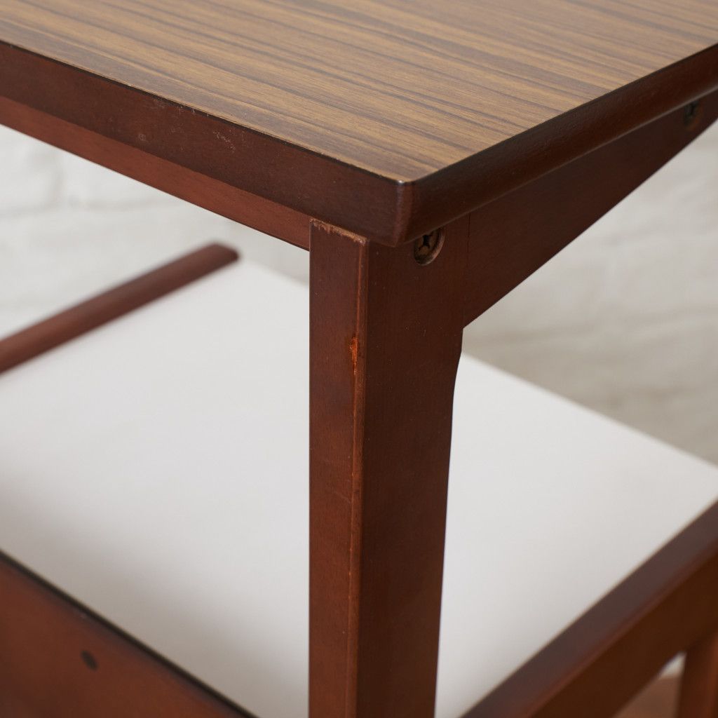 karimoku 60 年代 電話台 サイドテーブル 当時物 オールドカリモク