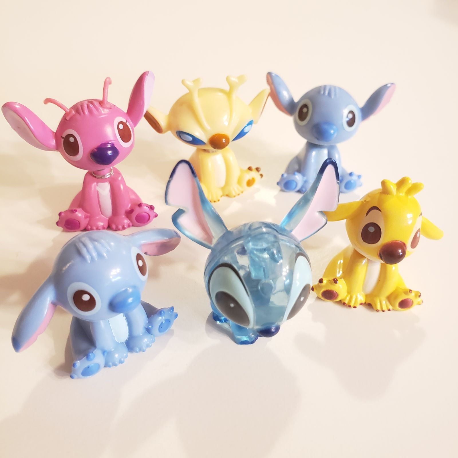 ディズニー Disney スティッチ エンジェル ルーベン スパーキー 首振り