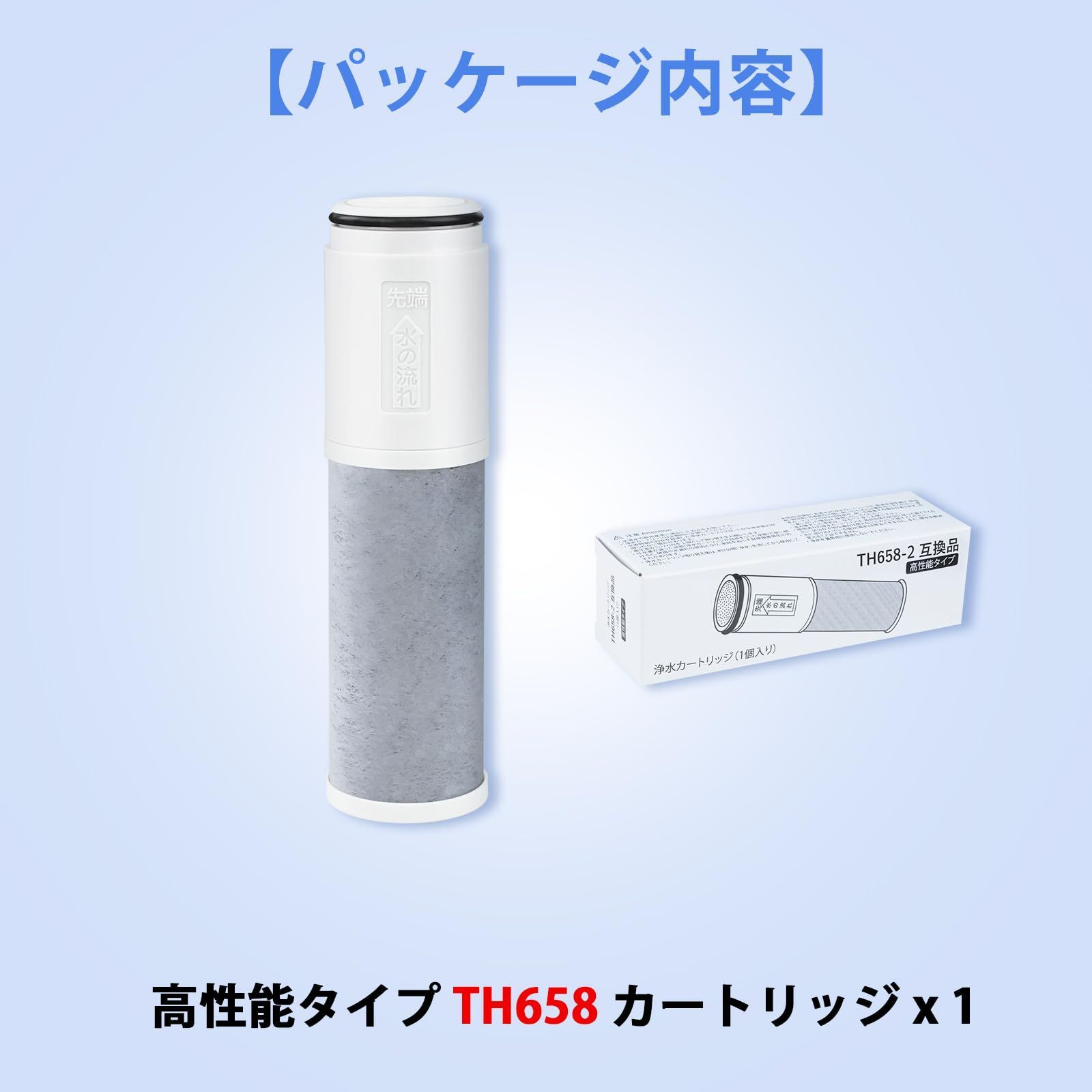 新品 未使用】フリーサイエンス キッチン用 浄水器カートリッジ フリー