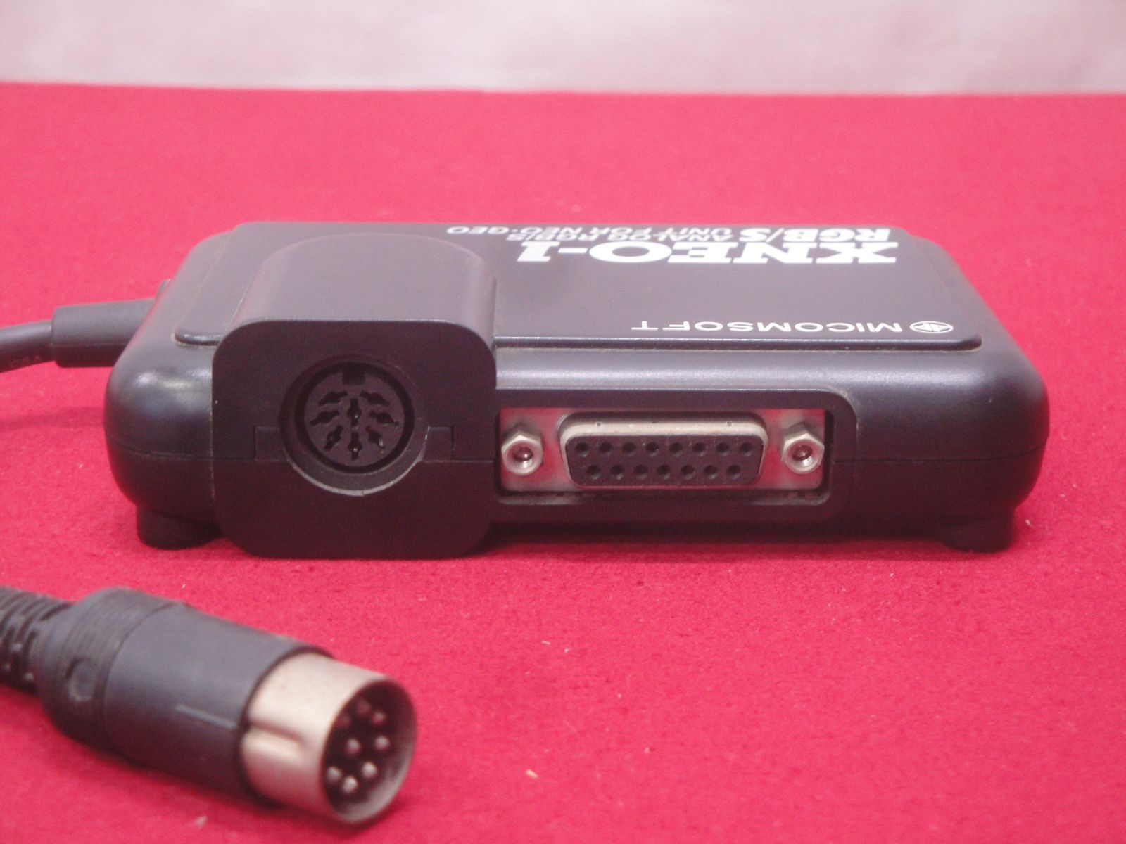 箱付き希少・D-Sub 15ピン変換コネクタ付】ネオジオ用 アナログ RGB/S