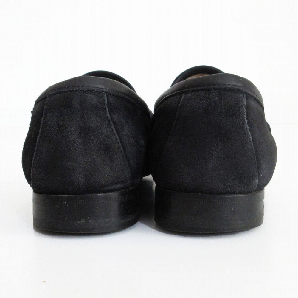 GUCCI グッチ ホースビットローファー シューズ スエード ブラック