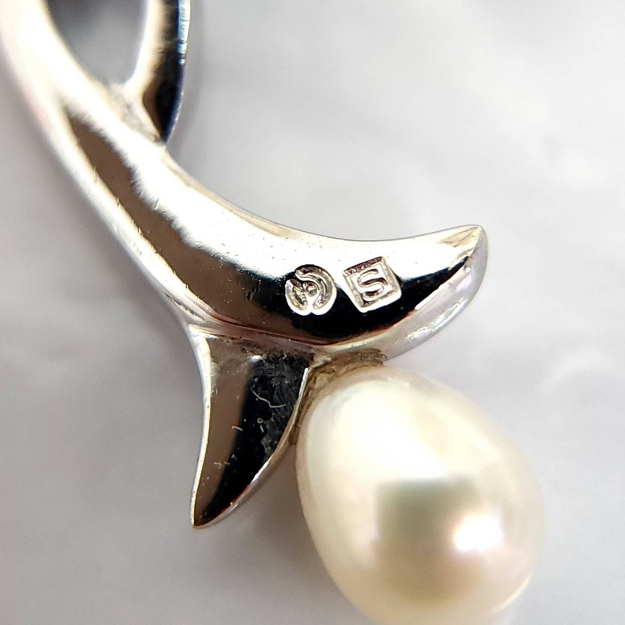 最終価格】TASAKI 田崎真珠 タサキ パール 一粒 ネックレス S刻印