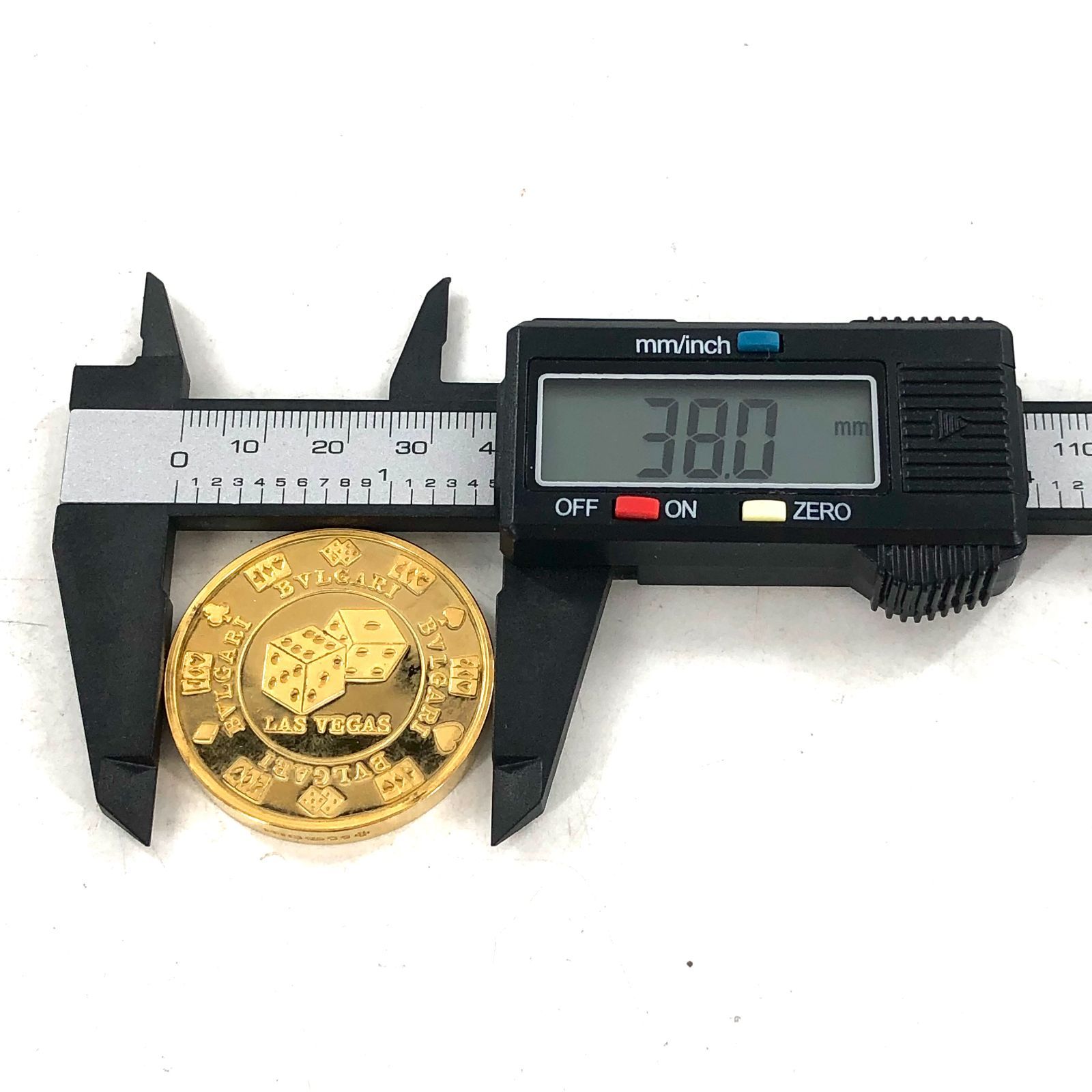 BVLGARI ブルガリ カジノコイン ラスベガス限定 ゴールドメダル SILVER