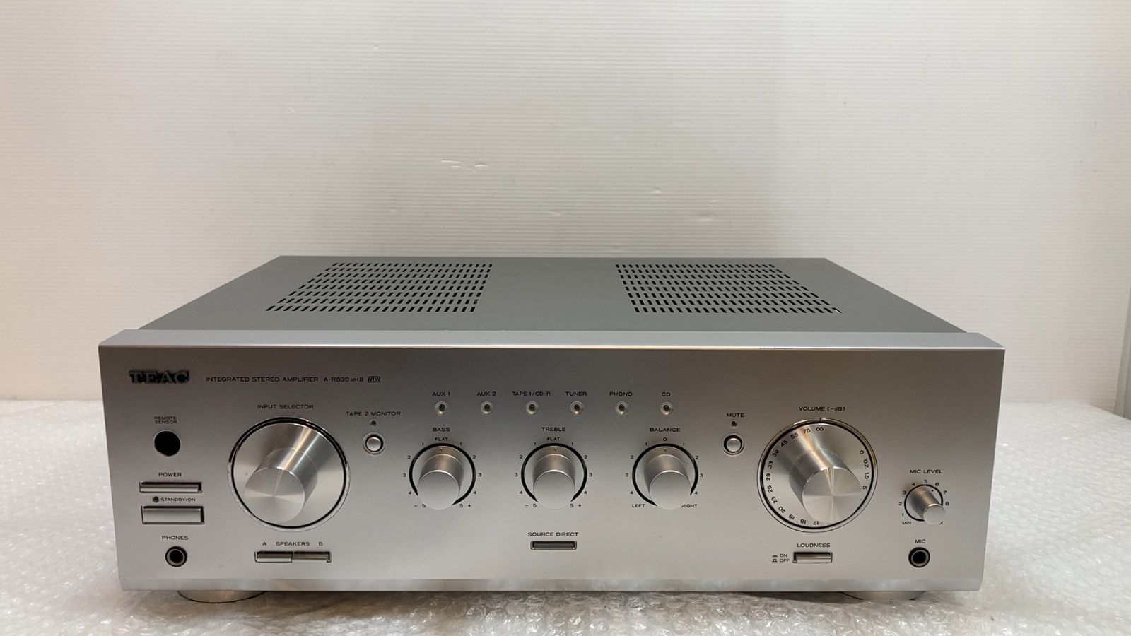 TEAC ステレオプリメインアンプ A-R630mkII リモコン付 動作品